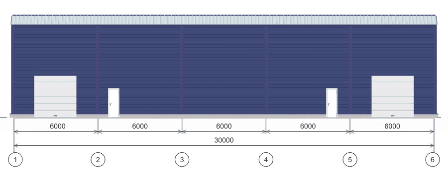 7o6xwyr7n41yk2atr546yre39x6ltquf Быстровозводимый цех 12 м х 30 м, S=360 кв.м — изображение 3