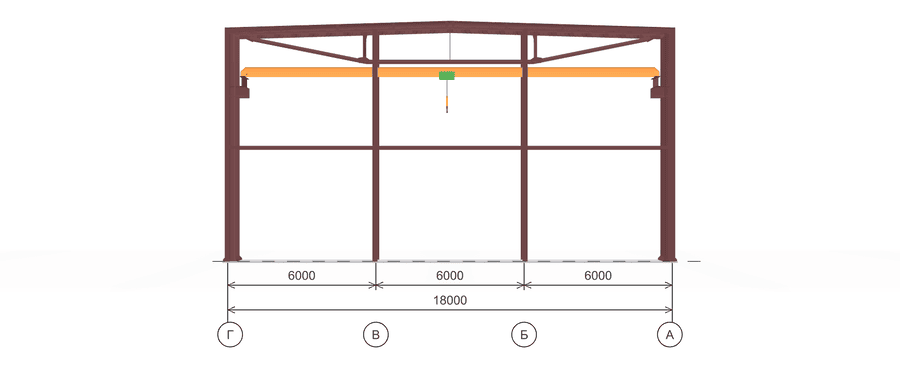 wmbq1em9qj80zvorak9482qp69itzjfx Каркас производственного здания с кран-балкой 18 м х 48 м, S=864 кв.м — изображение 5